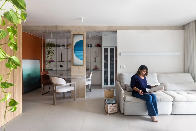 Apartamento Gaia / Lez Arquitetura - Fotografia de Interiores, Apartamentos, Mesa, Cadeira, Iluminação