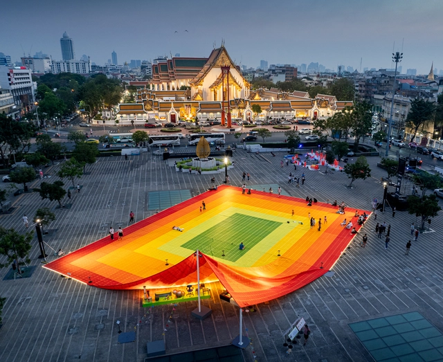 Exploring MVRDV's Mega Mat: A Recycled Plastic Installation for Bangkok Design Week 2025 - Featured Image