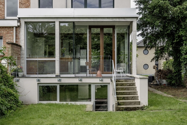 Renovación Casa Herfst / tweestroom architecten - Fotografía exterior, Renovación, Terraza, Puerta, Balcón, Escaleras, Barandas