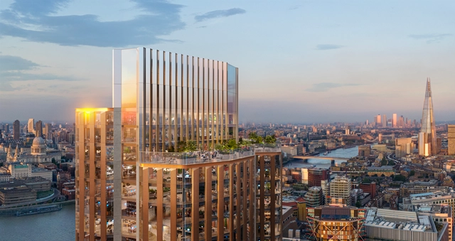 Foster + Partners Unveils Net-Zero, Mixed-Use Development in London, UK - Featured Image