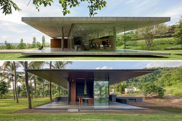 Extending Roofs from Brazil to India: Parallel Residential Design Elements as Seen in 10 Projects - Featured Image