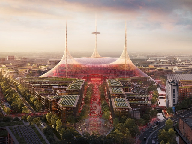 Foster + Partners Unveils Design of New Manchester United Stadium in the Reimagined Old Trafford Neighborhood - Featured Image