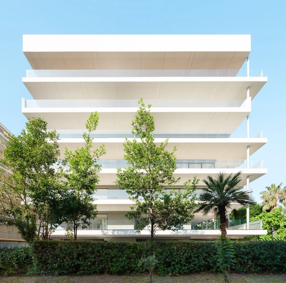 De Amicis 154 Residencial Building / Giovanni Vaccarini Architetti - Exterior Photography, Apartments, Balcony