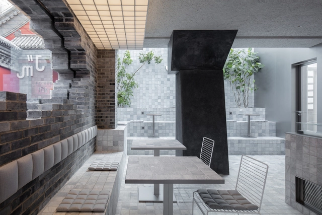 JM Cafe北京白塔寺店 / 青山周平 B.L.U.E. - 室内图, 咖啡店室内设计, 椅子