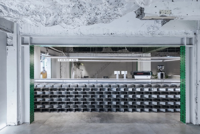 Coffee Law-Crystallization Temporal Café / CPD interiors  - Interiores De Cafeterías