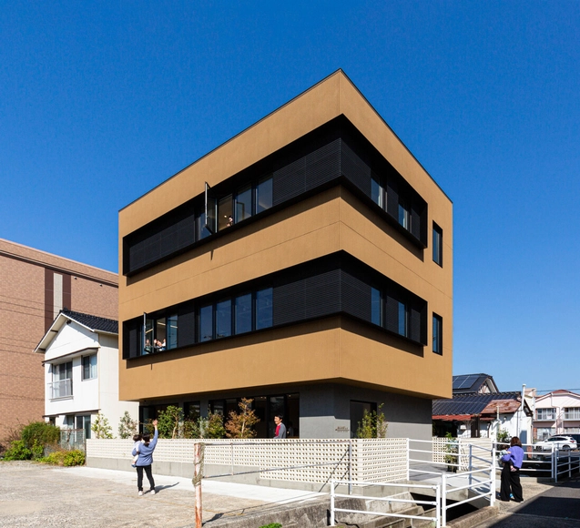 AU Childcare Support / HIBINOSEKKEI + Youji no Shiro - Exterior Photography, Day Care, Facade