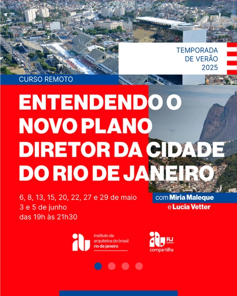 Curso Remoto - Entendendo o Novo Plano Diretor da Cidade do Rio de Janeiro - Imagem de Destaque