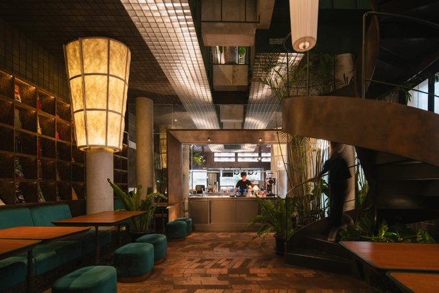 Tanatap Heritage Garden / RAD+ar (Research Artistic Design + architecture) - Interior Photography, Restaurant, Lighting, Chair
