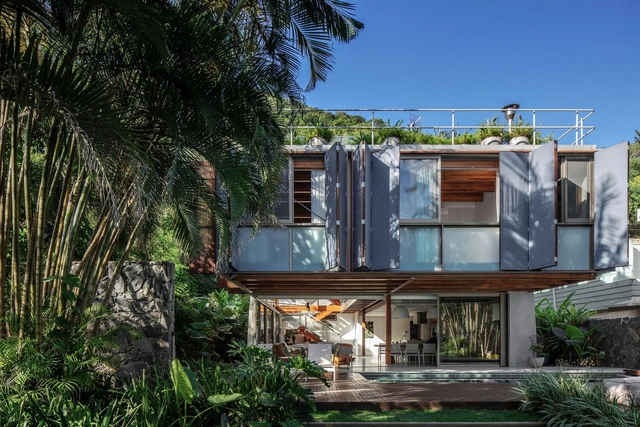 Guaecá House / Estúdio Rossi Arquitetos - Exterior Photography, Houses, Balcony