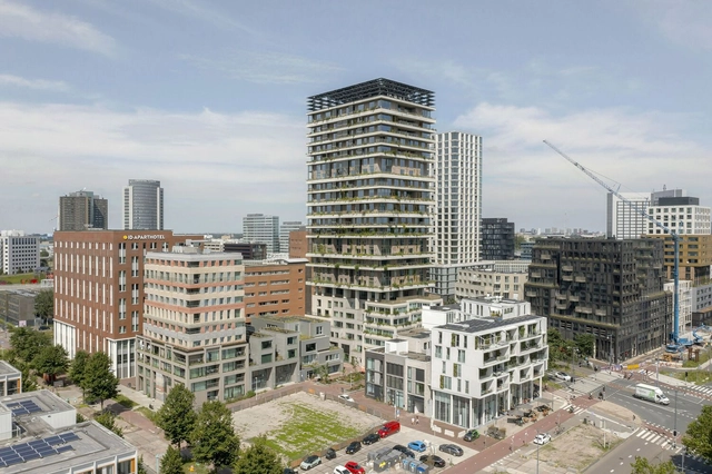 VERTICAL Building / NL Architects + Space Encounters + Studio Donna van Milligen Bielke + Chris Collaris Architects + VDNDP + i29 architects - Exterior Photography, Residential, Cityscape