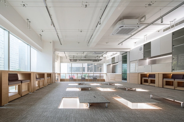  3J 融合创新空间 /  蔡田田建筑师事务所 + A( )VOID一间建筑 - 办公室内设计