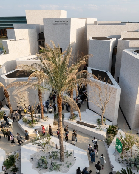 福斯特建筑事务所公布‘ 2025 年大阪世博会沙特阿拉伯馆’方案，身临其境的传统村落 - 主图