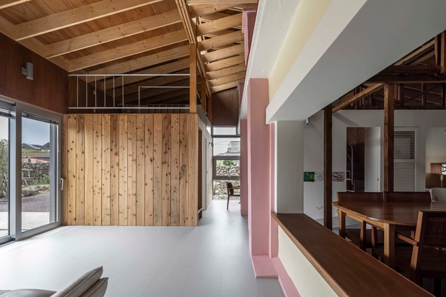 济州岛自建房改造 / Becban architecture - 室内图, 修复项目, 梁