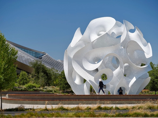 Instalação The Orb / MARC FORNES / THEVERYMANY - Fotografia de Exterior, Estruturas E Instalações