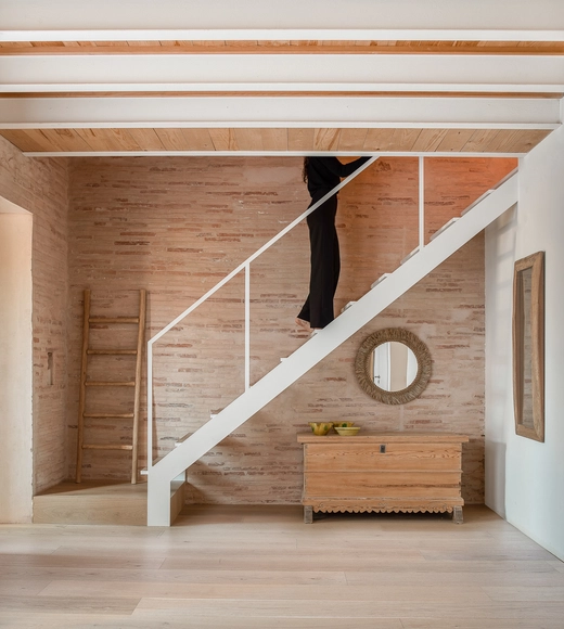 Apartamentos Los Ángeles / Homu Arquitectos - Fotografía interior, Apartamentos, Escaleras, Barandas