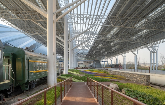 China Yellow Sea Wetlands Museum Railway Park / DuShe Architectural Design - Interior Photography, Refurbishment, Beam