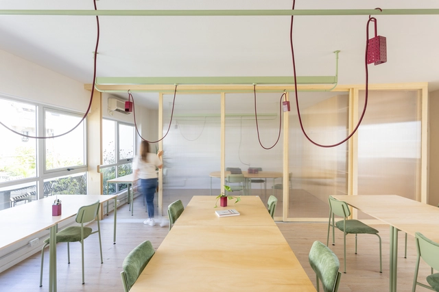 Oficina Mirador / Dodds Estudio - Fotografía interior, Edificio De Oficinas, Iluminación, Mesas, Sillas