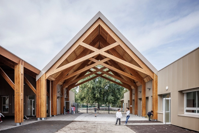 School Group Cap de Bos / BPM Architectes - Exterior Photography, Elementary & Middle School