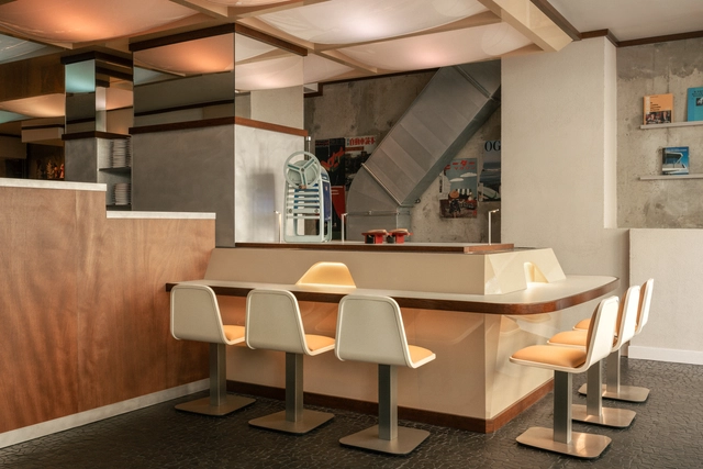  Matsuri Restaurant / Rudy Guénaire - Interior Photography, Restaurant & Bar Interiors, Lighting, Chair, Countertop