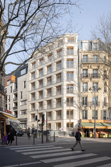 Pradrier 15 Housing Units / mobile architectural office - Exterior Photography, Residential, Facade, Balcony
