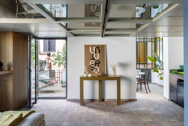 Villino Liberty Trastevere / STUDIOTAMAT - Interior Photography, Refurbishment, Lighting, Table, Chair