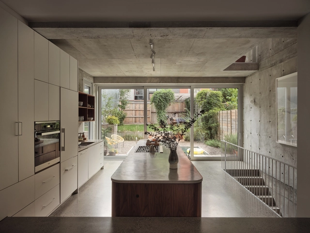 Casa-Jardim BEAU / Alexandre Bernier Architecte - Fotografia de Interiores, Casas, Cozinha, Bancada