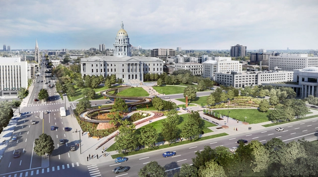 Studio Gang Unveils Design for Colorado 150 Pedestrian Walkway in Downtown Denver - Featured Image