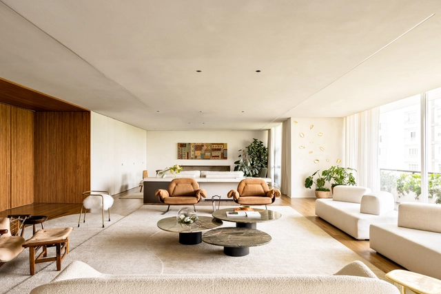 Apartamento GLM / Terra Arquitetura - Fotografia de Interiores, Interiores De Apartamentos, Mesa, Cadeira