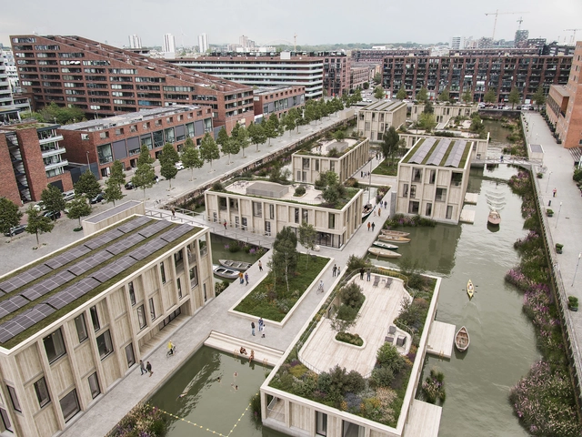 MAST Reveals Floating Neighborhood Design for Rotterdam’s Disused Spoorweghaven Dock - Featured Image