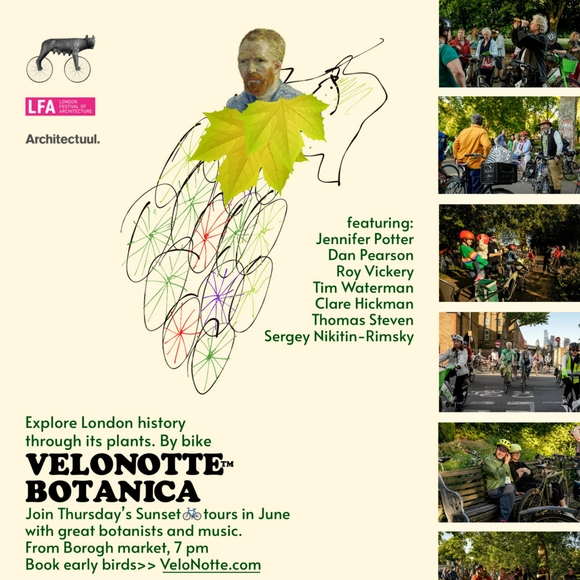 VeloNotte Botanica in London: Sunset Bike Tour with Landscape Designers  - Featured Image