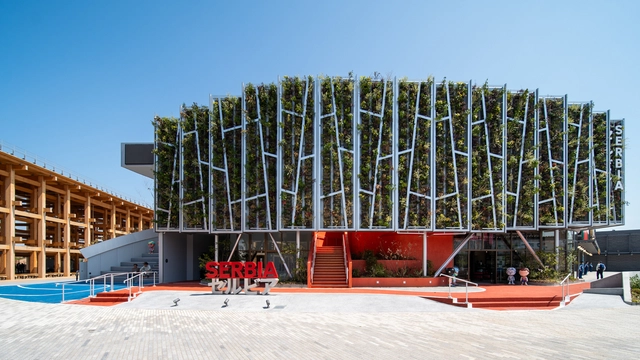 Serbia Pavilion Expo 2025 Osaka / Aleatek Studio - Exterior Photography, Pavilion