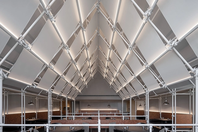 Jinhui Restaurante / Atelier Alittle - Interiores De Restaurantes Y Bares