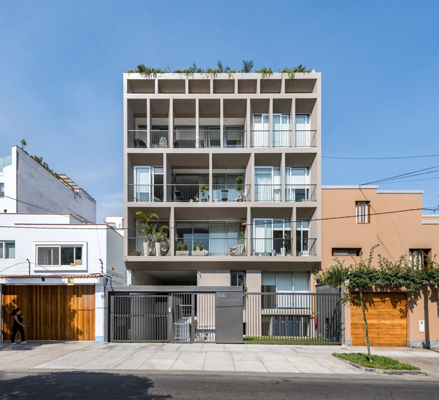Edificio Arica / K+M Arquitectura y Urbanismo - Fotografía exterior, Residencial, Balcón