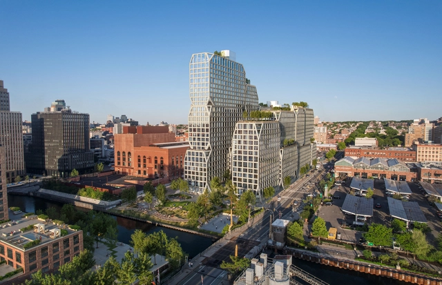 BIG and Dencityworks Design New Mixed-Use Waterfront Tower in Brooklyn, New York - Featured Image