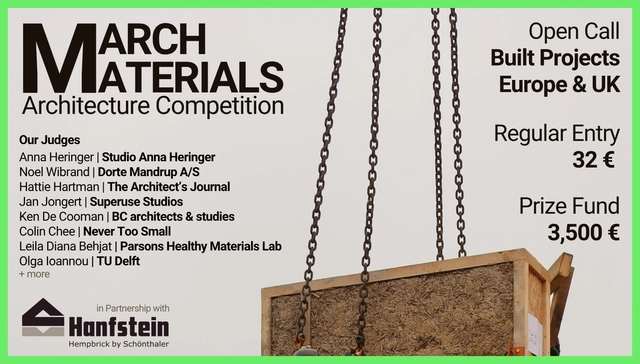 Open Call: MARCH Materials Architecture Competition - Featured Image