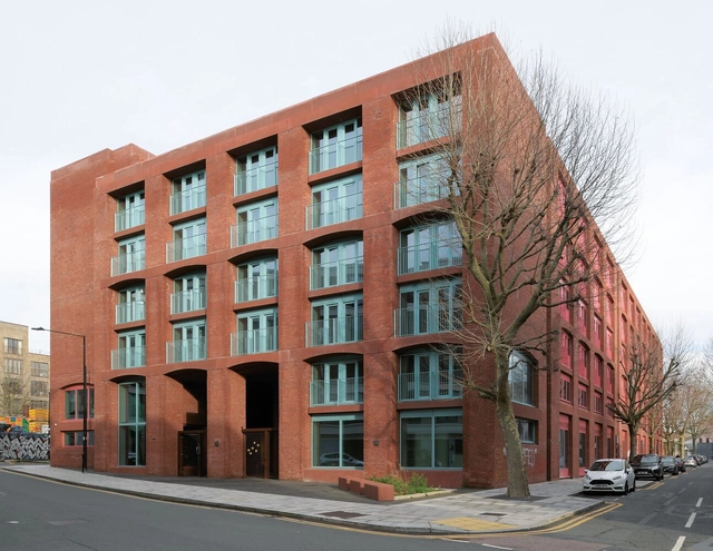 伦敦艺术大学鱼岛综合用途建筑 / Henley Halebrown - 建筑图, 宿舍, 表皮