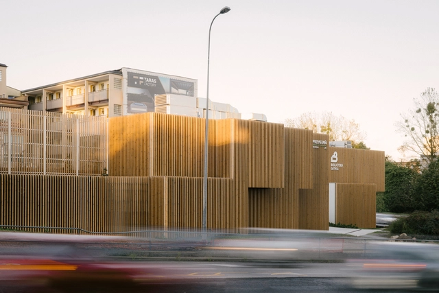Widna Haven Community Center and Library / PB STUDIO - Community Center