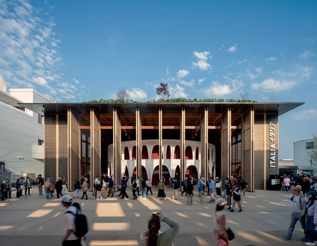 2025 年大阪世博会意大利馆 / Mario Cucinella Architects + Yoshiki Matsuda Architects - 建筑图, 展馆