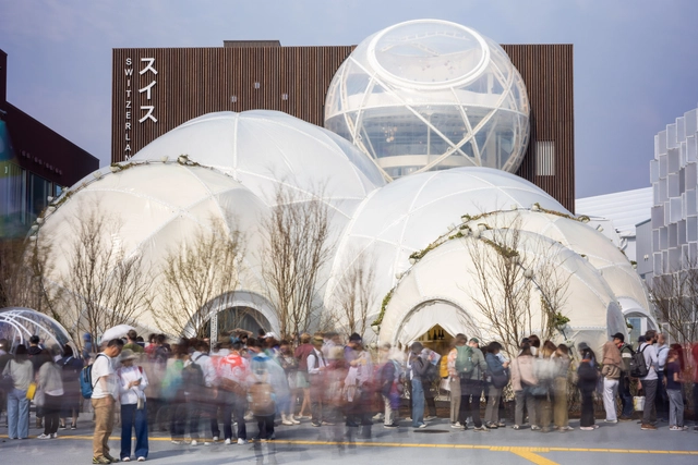 2025年大阪世博会瑞士馆 / Manuel Herz Architects - 建筑图, 展馆
