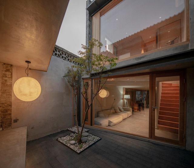 北京胡同长屋 / 金磊 - 室内图, 住宅室内设计, 庭院, 阳台