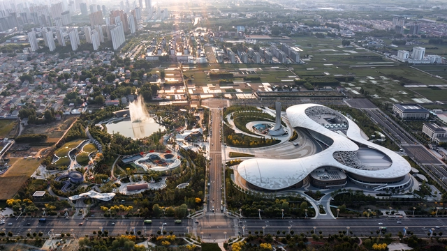 定州文体中心  / THAD 清华大学建筑设计研究院 - 文化中心
