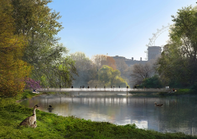 Foster + Partners 赢得为伊丽莎白二世女王设计国家纪念碑的竞赛 - 主图