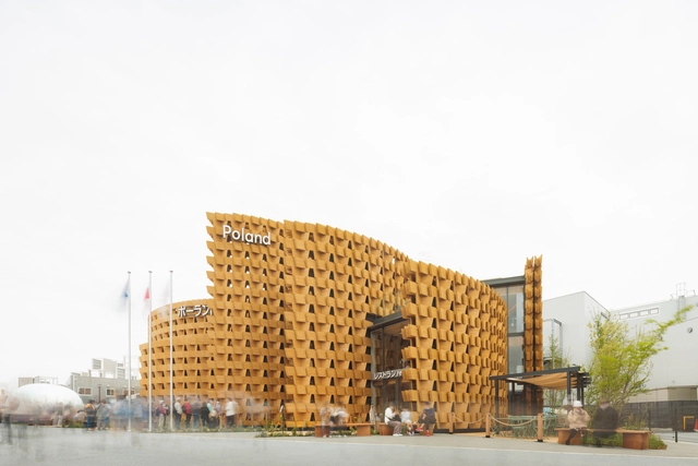 Poland Pavilion Expo 2025 Osaka / interplay architects - Exterior Photography, Pavilion