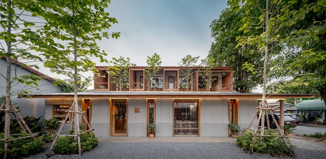 Kunst Ayutthaya / BodinChapa Architects - Exterior Photography, Coffee Shop Interiors, Courtyard