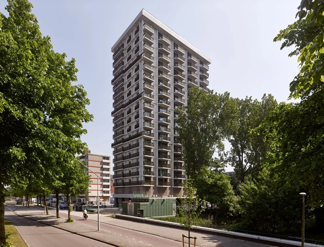 Opportuna Residential Tower  / Office Winhov + Office Haratori - Exterior Photography, Residential Architecture, Balcony