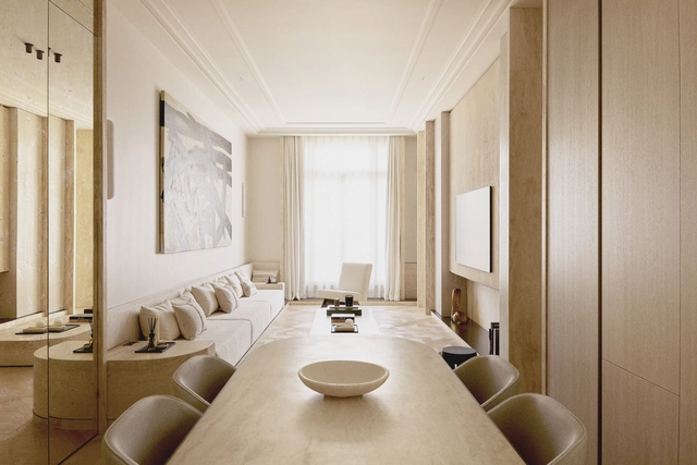 Place des États-Unis Residential Apartment / SELA.ARCH - Interior Photography, Apartment Interiors, Chair