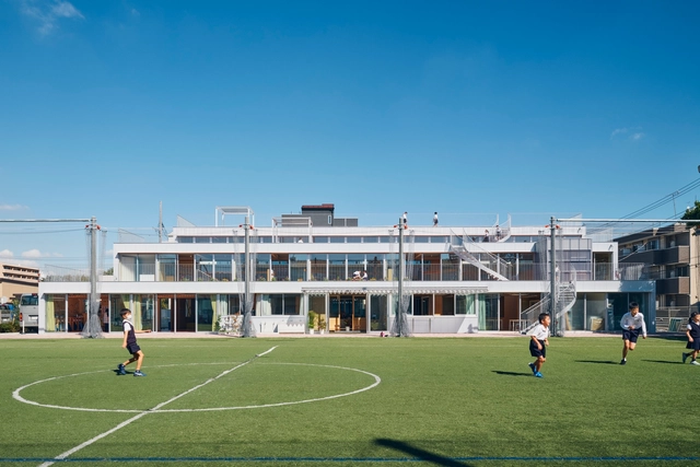 Escuela Coreana de Kawasaki / Taiga Kasai + Chong Aehyang Architecture / KACH - Fotografía exterior, Escuelas
