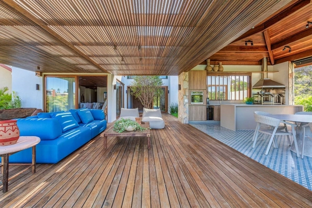 Casa IA / FRS Arquitetura - Fotografia de Interiores, Casas, Terraço, Viga, Cadeira