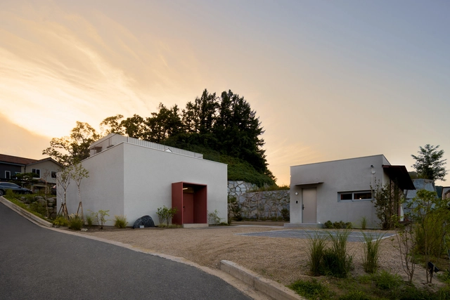 Haksanjae Private Library and Residence / CHAWOOCHAWOO - Exterior Photography, Houses, Garden