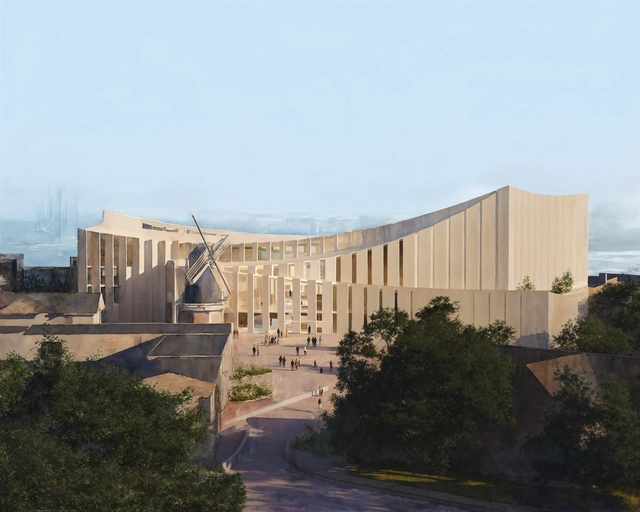 Benthem Crouwel and Snøhetta Unveil Design for the House of Culture and Administration in Delfzijl, Netherlands - Featured Image